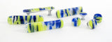 Blue, Green, Yellow and White  Pulls - 301a